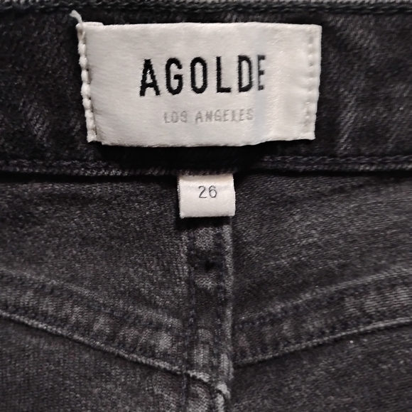 ✨HOST PICK✨AGOLDE | Nico in Cassette Black | Grunge Punk Distressed Jean | 26 - Picture 6 of 16